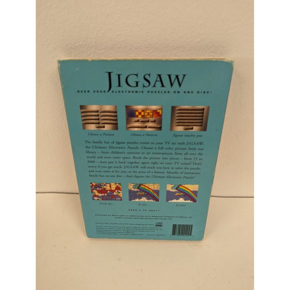 Jigsaw Ultimate Electronic Puzzle Interactive Compact Disc Phillips CD-I - Picture 3 of 4